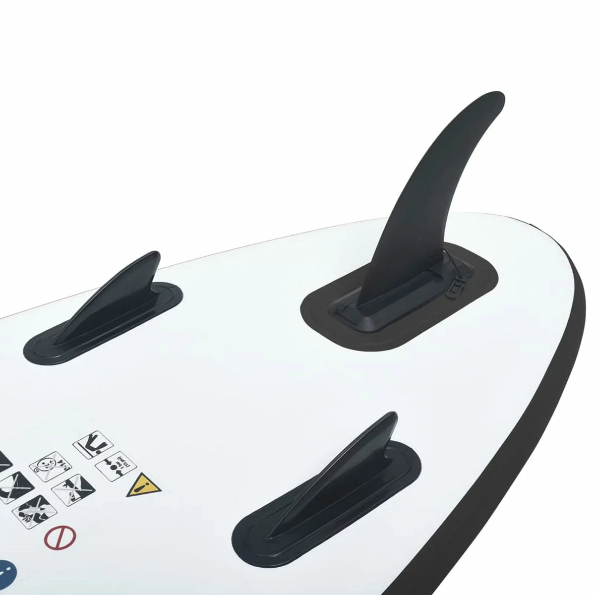 Inflatable Paddleboard Set Charcoal and White