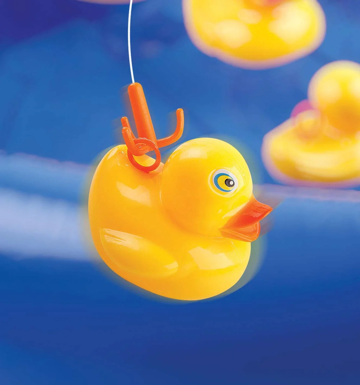 Toddler fishing game for Everyday Kid’s Fun - 12 Pcs Fishing Game for Kids To Keep them Occupied on Holidays with Toy Fishing Pole, Reel and Hook Line, 18 Inch Inflatable Pool and 10 Floating Ducks