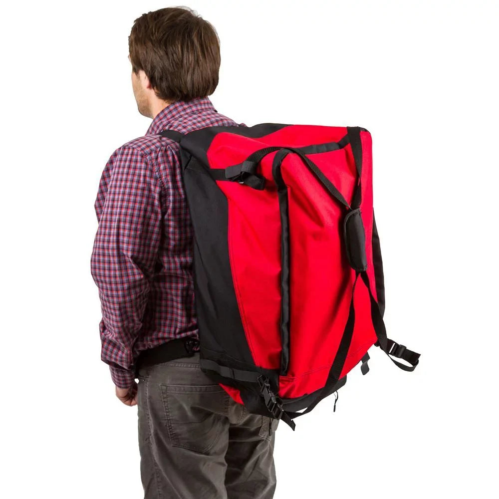 Elevate Outdoor BCT-8002 Single Wheel Pull-Behind Bicycle Cargo Trailer with Cargo Bag