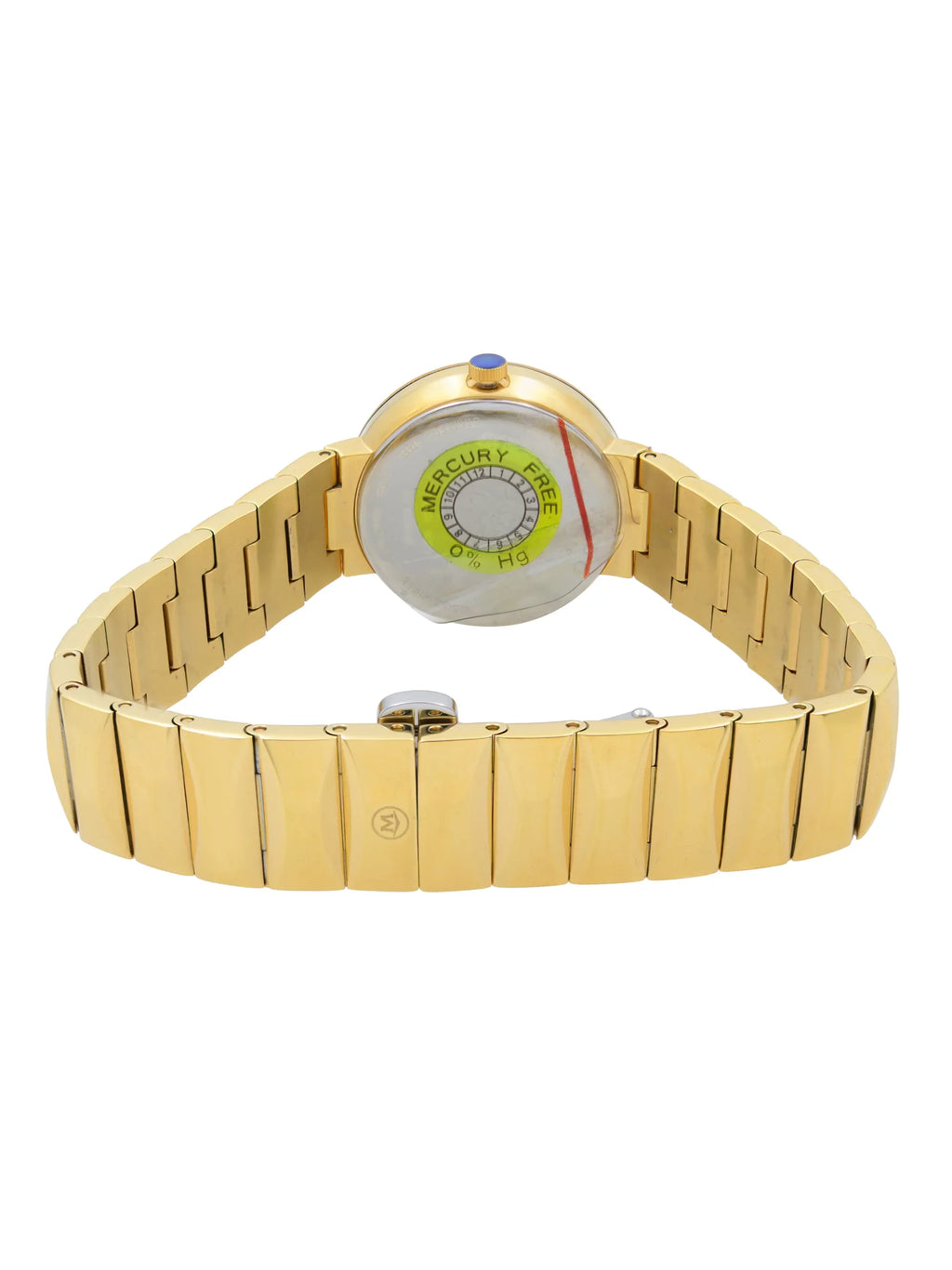 Movado Sapphire Museum 26mm Gold MOP Dial Steel Quartz Ladies Watch 0607049