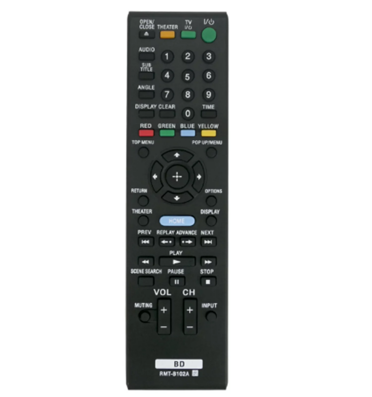 RMT-B102A Remote control replacement Compatible with Sony Blu ray DVD player BDPS350 BDP-S350B