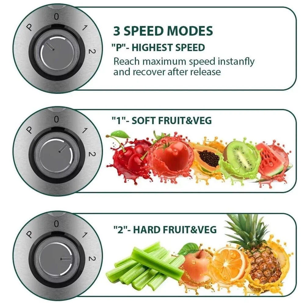 Centrifugal Juicer, Juicer Machine with Pulse Function 3" Wide Chute Extractors for Fruits and Charcoal