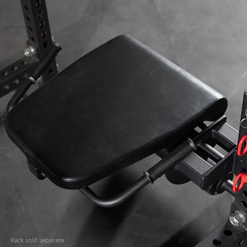 Titan Fitness TITAN Series Plate-Loaded Leg Curl and Extension Rack Attachment, Rated 275 LB, Perform One-Leg Hamstring Curls Or Seated Leg Extensions