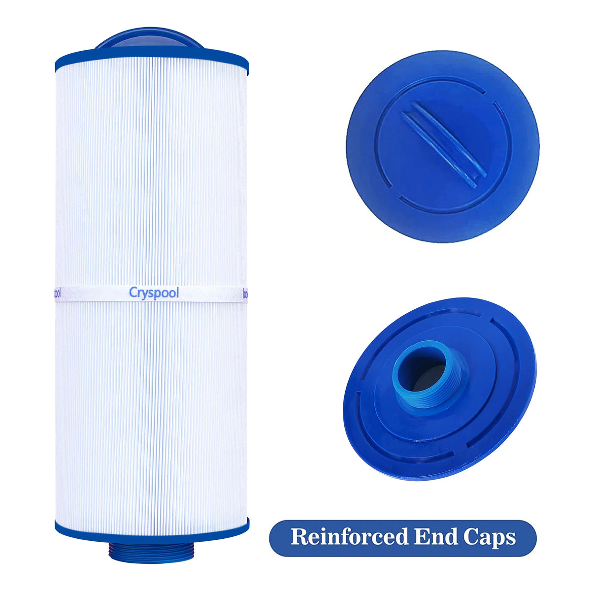 CRYSPOOL MPT-thread Spa Filter Compatible with 5ch-352, Marquis 35, Marquis Spa 20042, 20092, FC-0196, 35 sq.ft, 2 Pack
