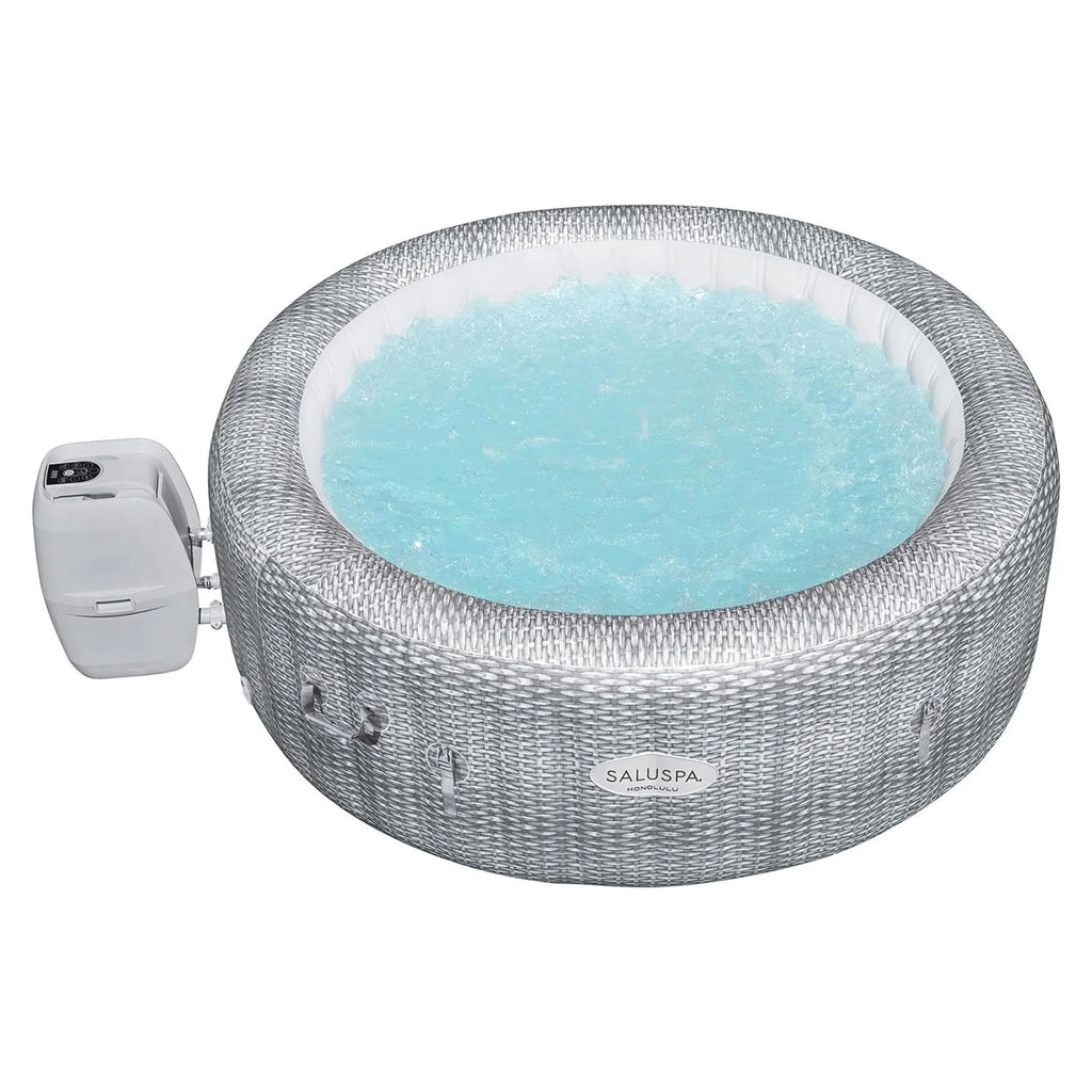 Bestway Coleman Honolulu AirJet Hot Tub with 6-Pack SaluSpa Spa Seat