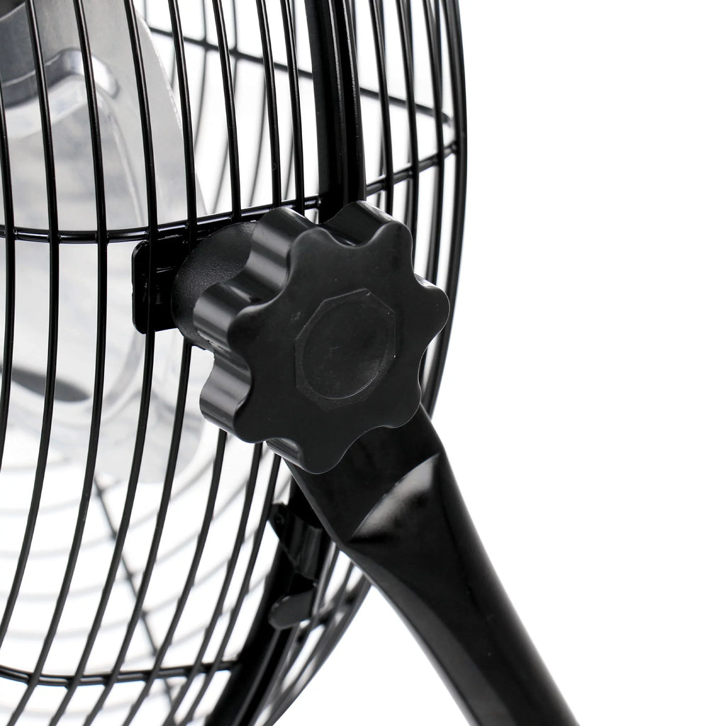 Vie Air 14 Unit Twin Pack Industrial High Velocity Heavy Duty Metal Floor Fan with 3 Speed Settings