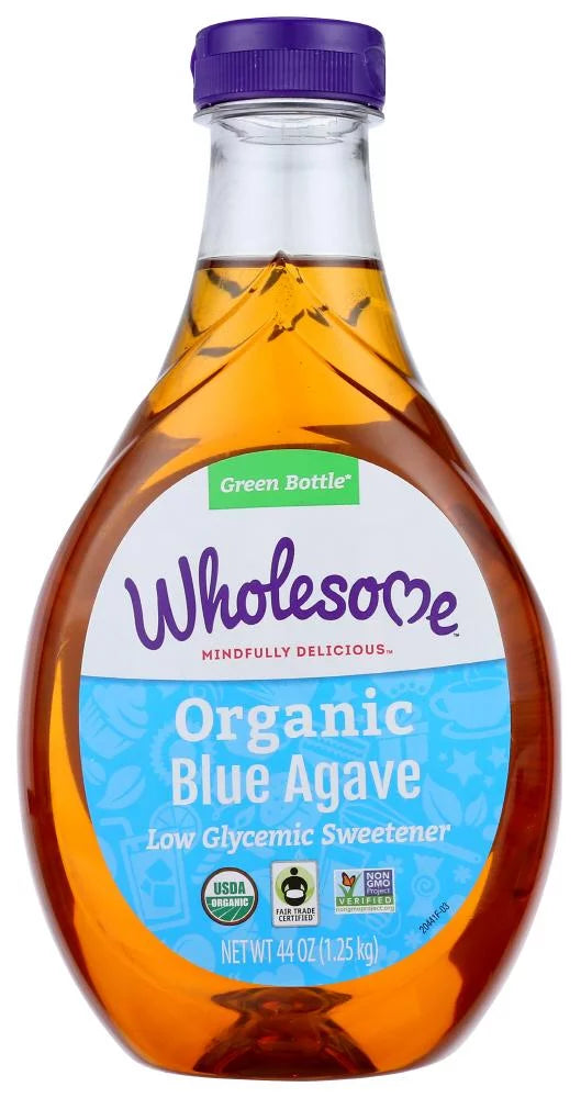 Wholesome Sweeteners Light Organic Blue Agave, 44 Oz (Pack of 6)