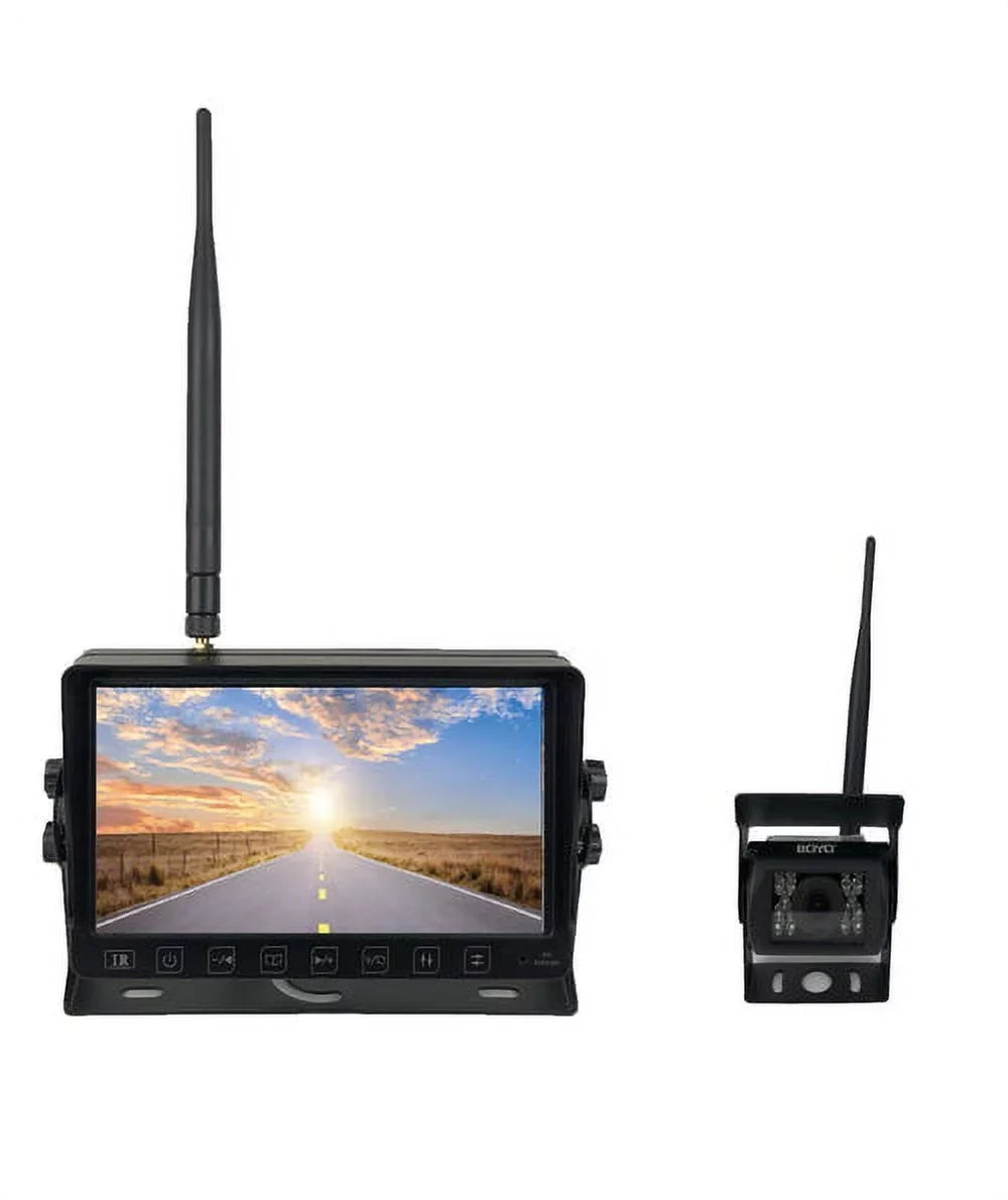 BOYO VTC703AHD : Wireless Vehicle AHD Backup Camera System with 7” Monitor and Backup Camera for Car, Truck, SUV and Van (1 Channel)