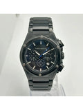 Pre-owned Vince Camuto 45mm Steel Midnight Dial Mens Quartz Watch VC/1065BK (Good)