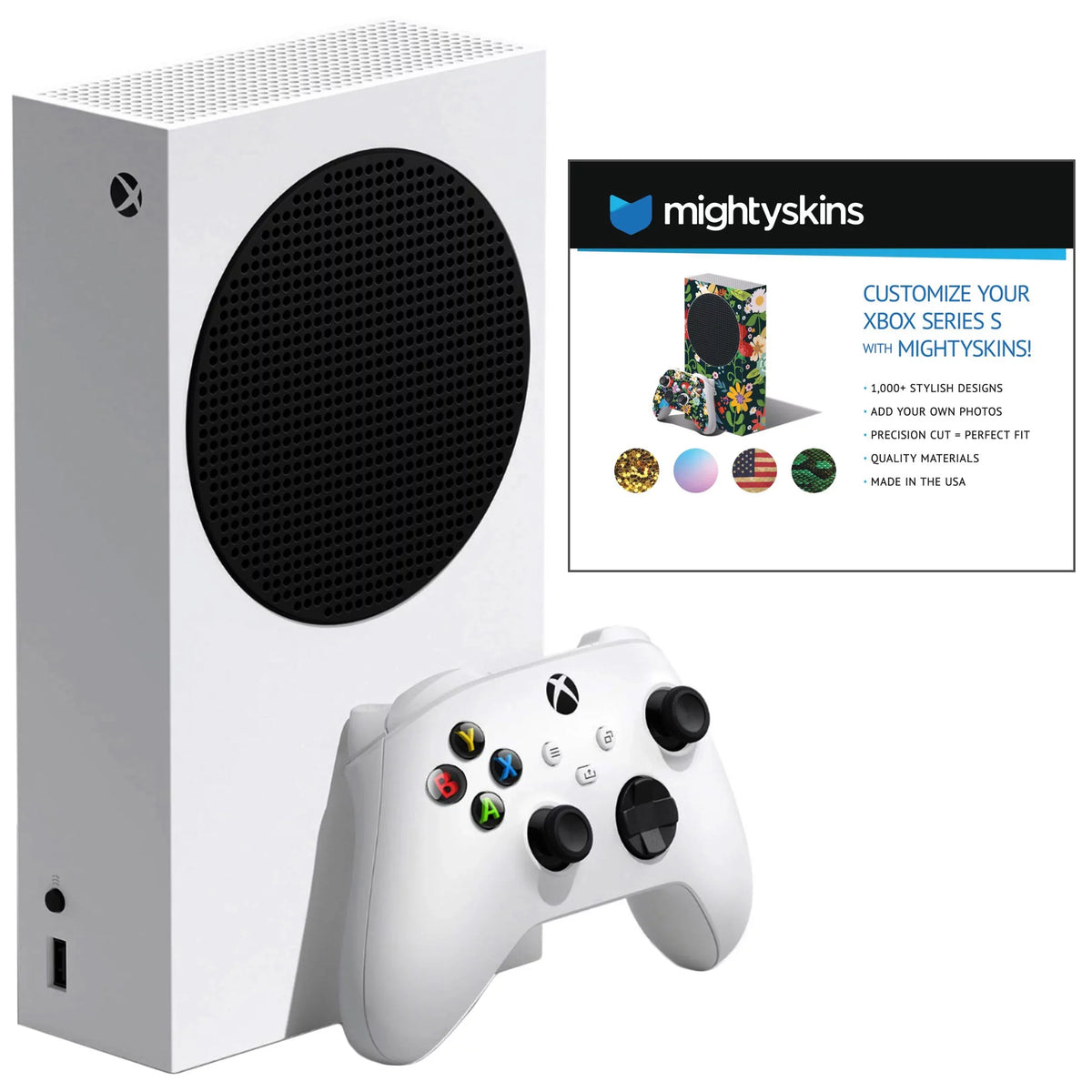 Xbox Series S 512 GB All-Digital Console with Skins Voucher