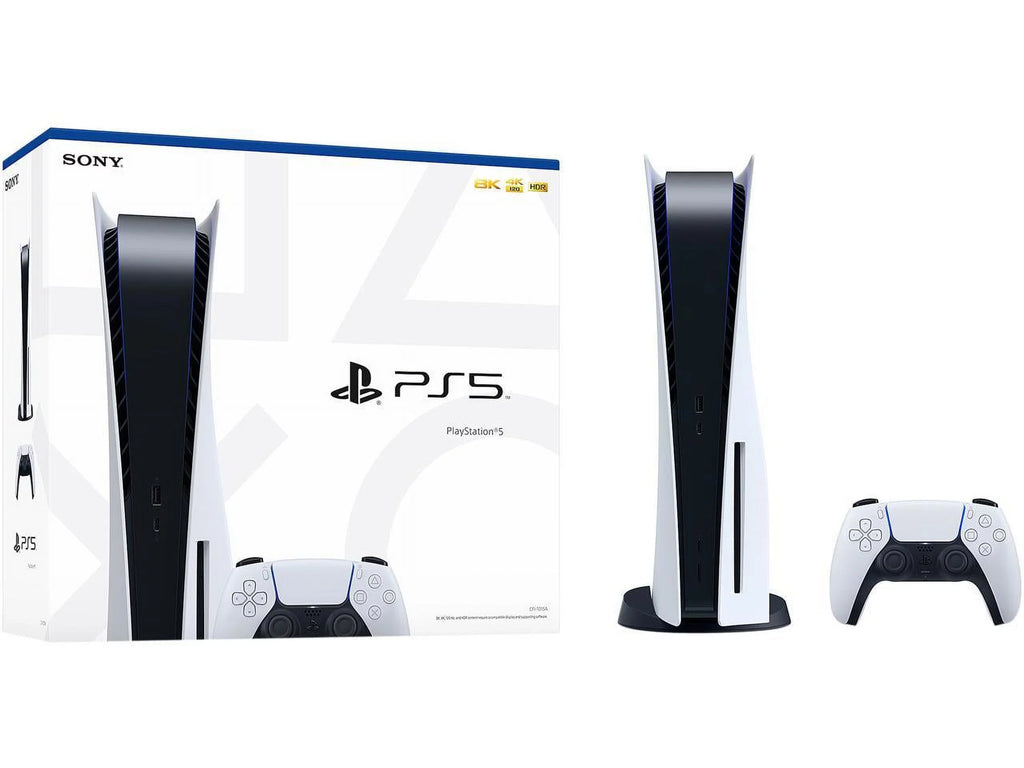 TEC Sony PlayStation_PS5 Gaming Console (Disc Version) with One Extra Controller Plus Dual Charging Station Bundle