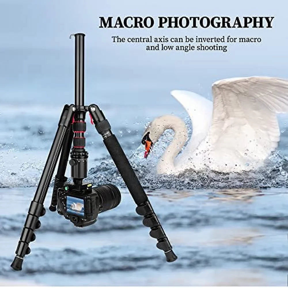 Tripod for Camera, Victiv 81 Centimeter Professional Camera Tripod Monopod, Aluminium DSLR Tripod Heavy Duty for Travel with 360 Degree Ball Head and Phone Mount,16.5" Folded Size, 30lb Load