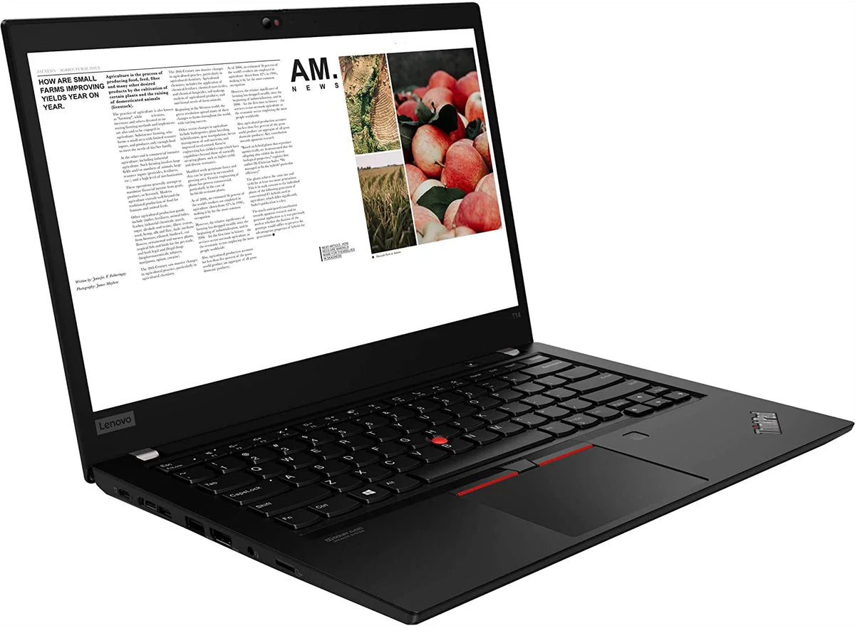 Lenovo ThinkPad T14 14" FHD (Intel 4-Core i5-1135G7, 24GB RAM, 1TB PCIe SSD, UHD Graphics) IPS Business Laptop, Backlit KB, Fingerprint, 2 x Thunderbolt 4, Wi-Fi 6, Webcam, Windows 10 Pro