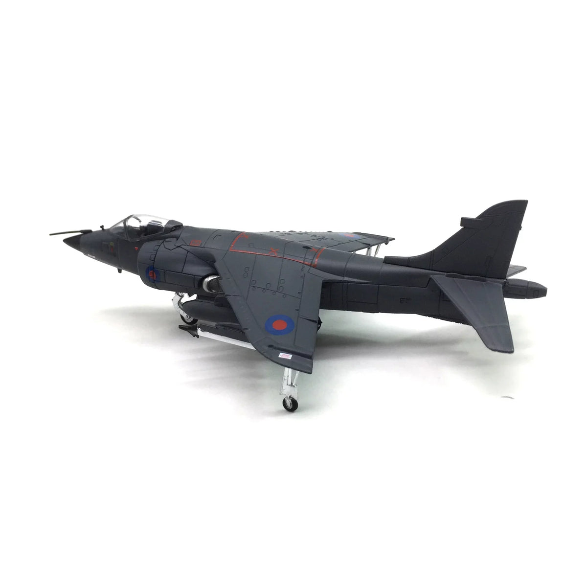 1:72 UK Air Force 1982 Sea Harrier Jet Fighter Model Military Fighter Aircraft Model Alloy Simulation Collection Display