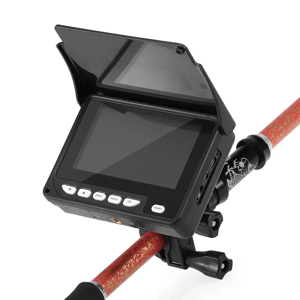Nebublu 4.3 Inch Underwater Fishing Camera, Fish Finder with Night Vision, 20M Cable, Carry Bag