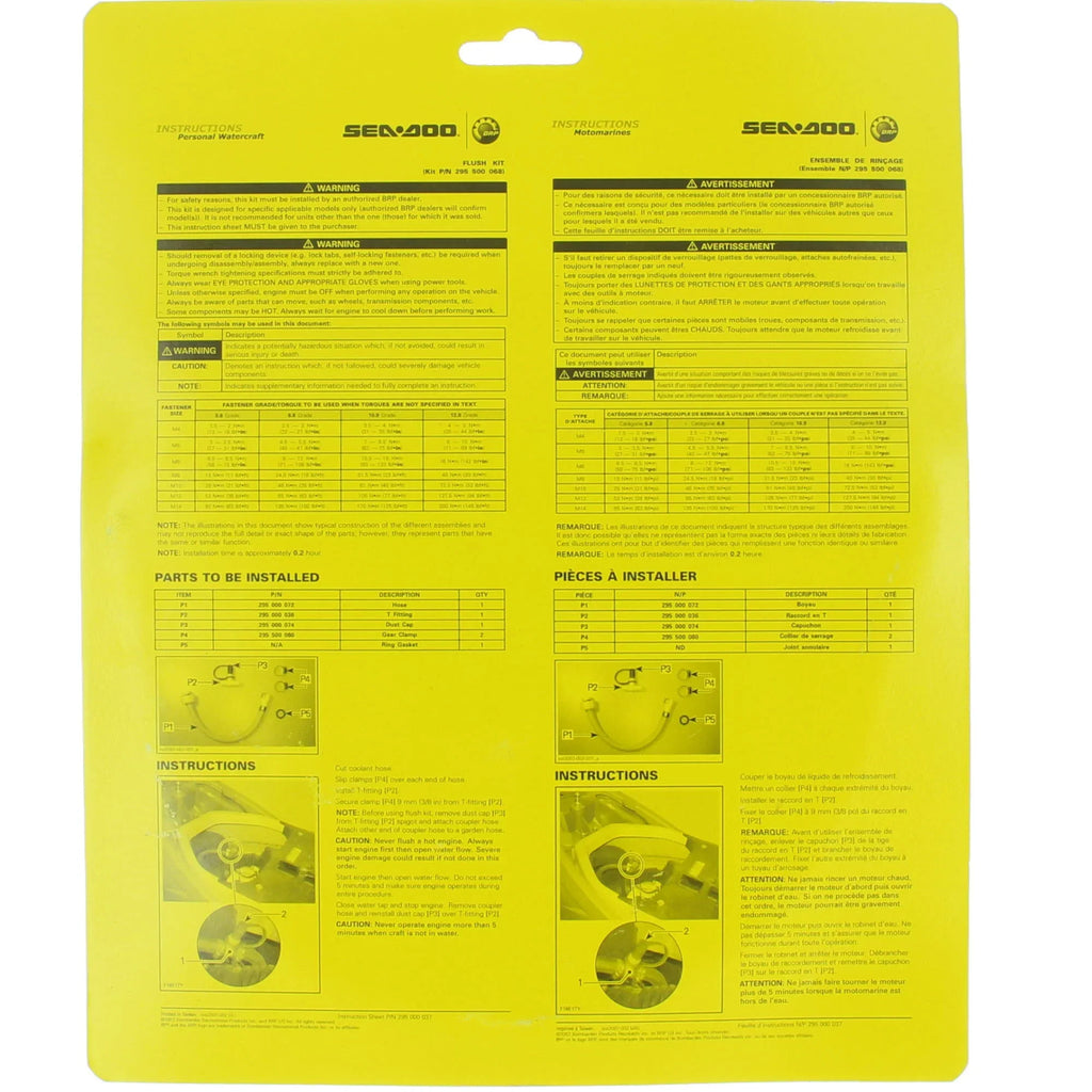 Sea-Doo New OEM Engine Flush Kit, 295500068