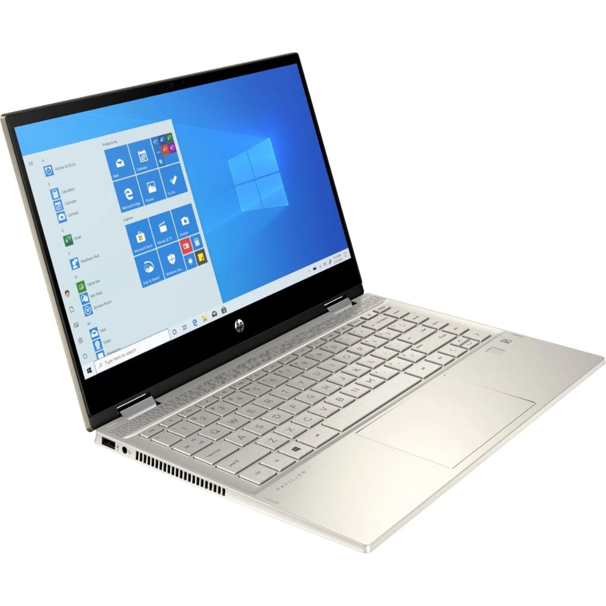 HP Pavilion x360 14M-DW1033DX 14" Touch 8GB 512GB SSD Core‚Ñ¢ i5-1135G7 2.4GHz Win10H,Warm Gold (Used)