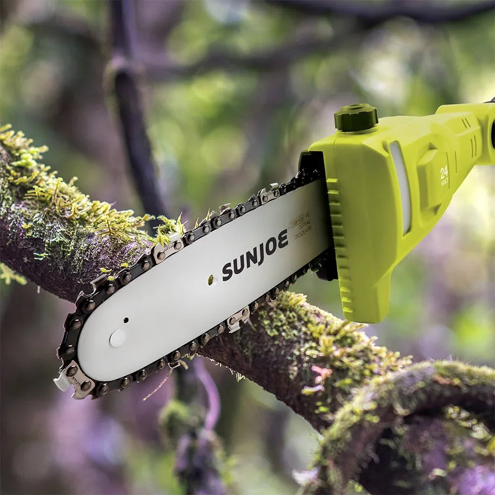 Sun Joe 24-Volt Cordless Telescoping Pole Chainsaw, Centimeter Tool Only