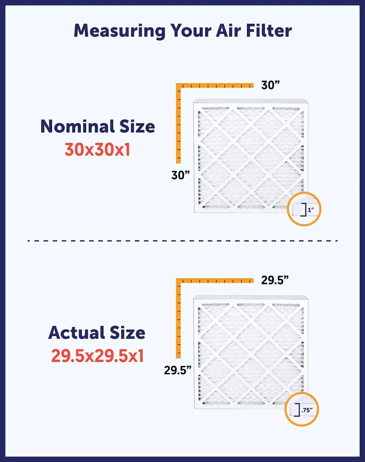 Filter King 9x38x1 Air Filter | 4-PACK | MERV 8 HVAC Pleated A/C Furnace Filters | MADE IN USA | Actual Size: 9 x 38 x .75"