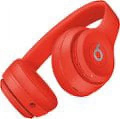 Restored Beats by Dr. Dre - Solo 3 Wireless On-Ear Headphones - Citrus Red MX472LL/A (Refurbished)