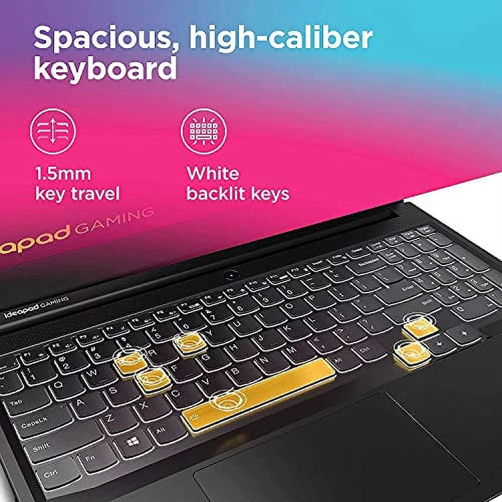 Lenovo IdeaPad Gaming 3 15.6" 120Hz Gaming Laptop AMD Ryzen 5-5600H 8GB RAM 512GB SSD RTX 3050 Ti 4GB GDDR6 Shadow Onyx