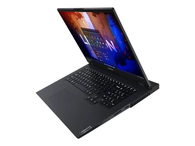 Lenovo Legion 5 17ACH6H 82JY - 180-degree hinge design - AMD Ryzen 7 5800H / 3.2 GHz - Win 11 Home - GF RTX 3060 - 16 GB RAM - 256 GB SSD NVMe - 17.3" IPS 1920 x 1080 (Full HD) @ 144 Hz - Wi-Fi 6 - phantom blue (top), shadow Onyx (bottom) - kbd: US