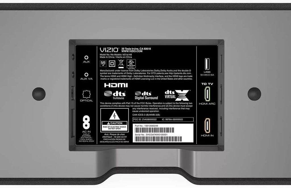 Restored VIZIO M21D-H8 2.1 M-Series All-in-One Home Theater Sound Bar (Refurbished)