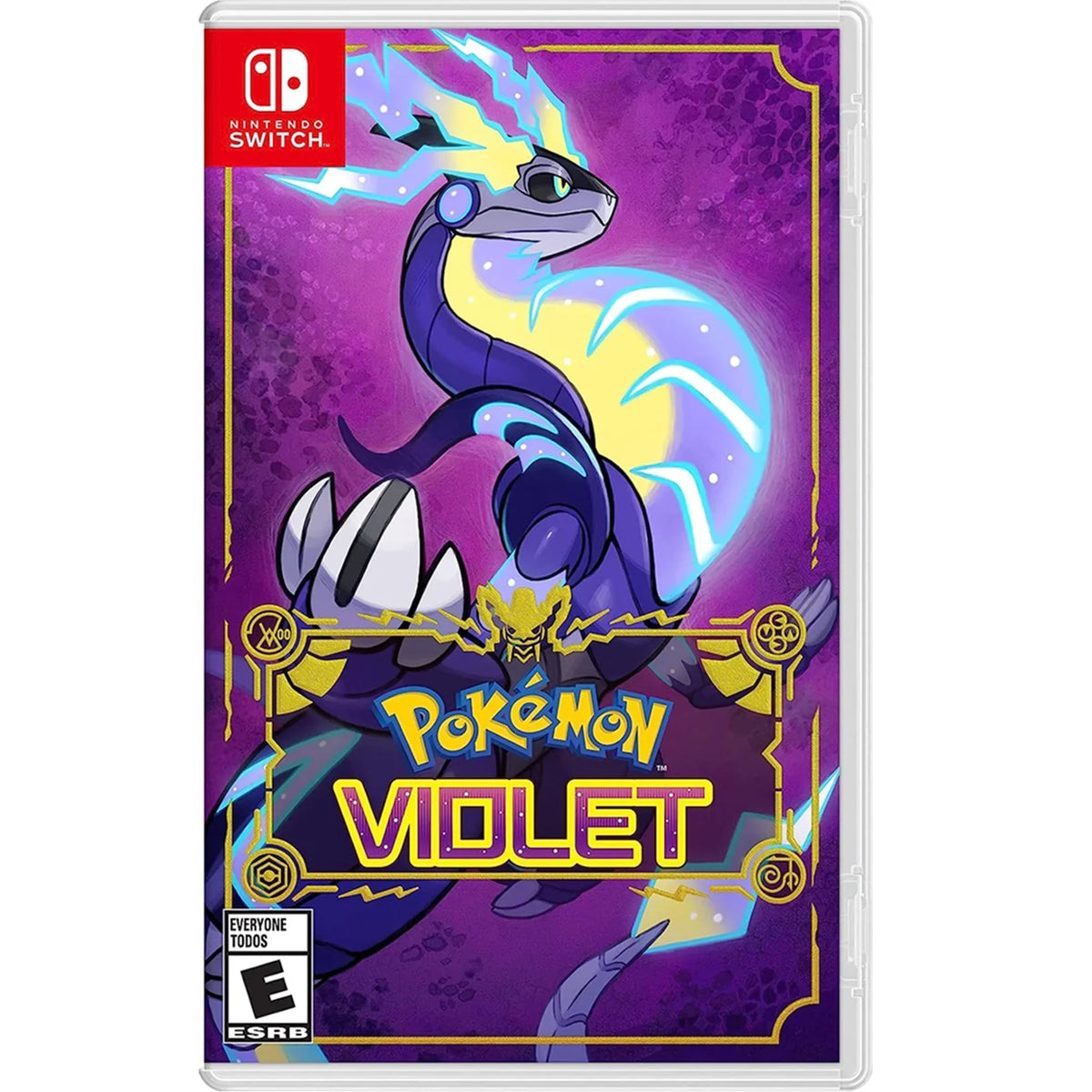 Pokémon Violet Game Disc and Upgraded Switch Pro Controller for Nintendo Switch/OLED/Lite, Wireless Switch Remote for PC/IOS/Android/Steam Pink