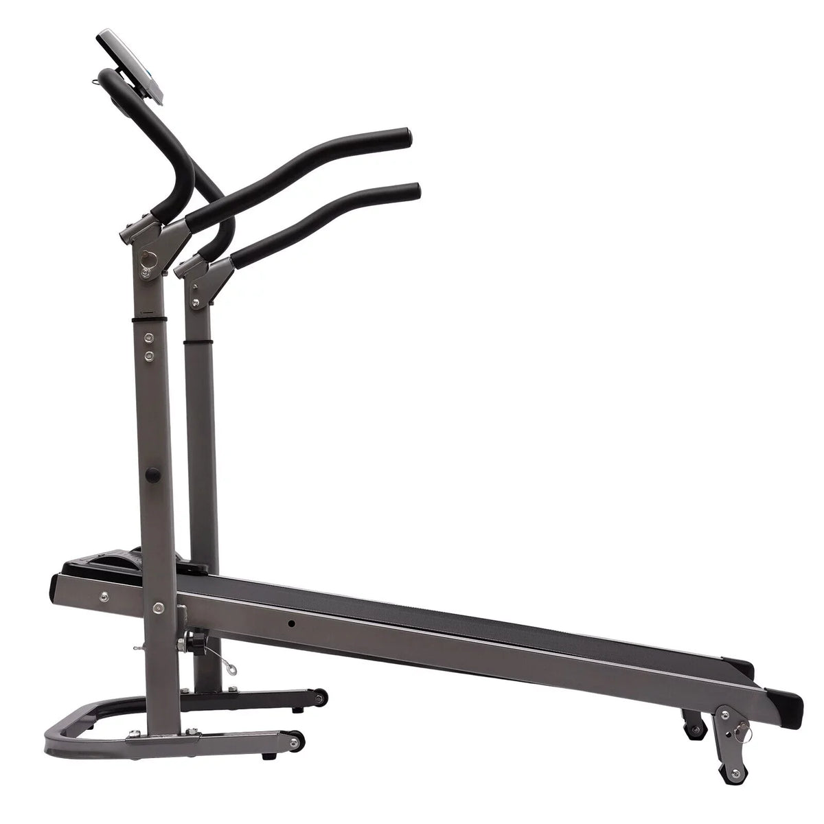 ZhdnBhnos Foldable Treadmill with Incline Home Gym Compact Walking Running Machine LED Monitor 264.55lbs Charcoal