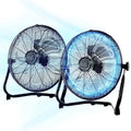 Vie Air 14 Unit Twin Pack Industrial High Velocity Heavy Duty Metal Floor Fan with 3 Speed Settings