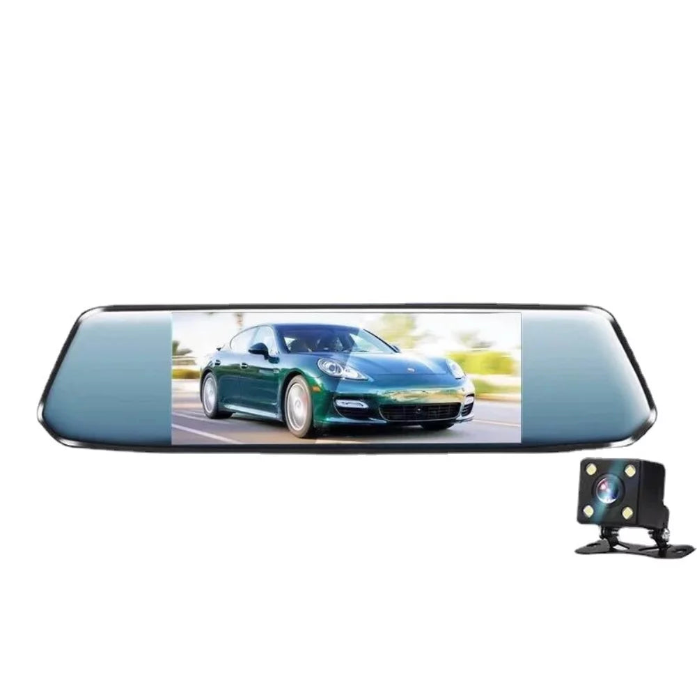 Driving recorder dual recording 7 Unit HD 1080P night vision rear view car video recorder DVR full touch screen
