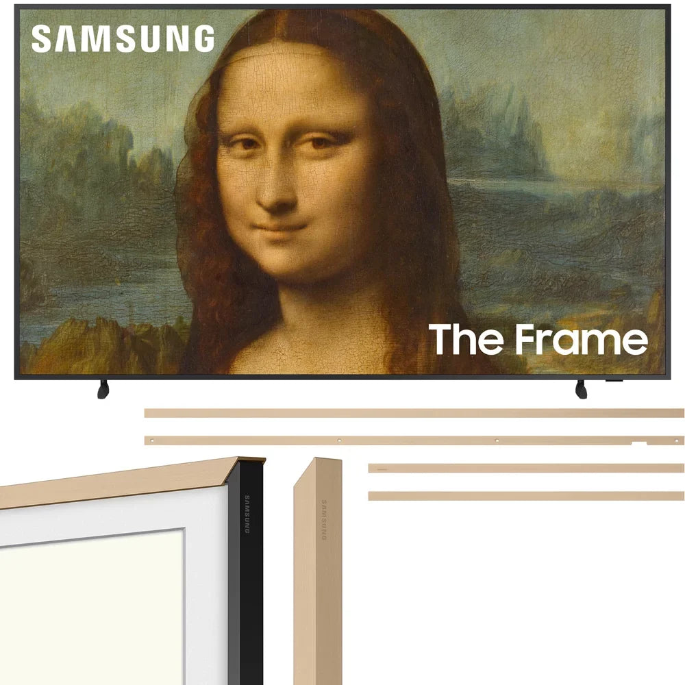 Samsung QN55LS03BA 55 Inch The Frame QLED 4K UHD Quantum HDR Smart TV (2022) Samsung 55" Customizable Bezel Modern Beige
