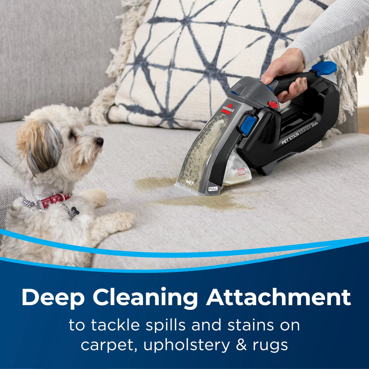 BISSELL® Pet Stain Eraser™ Duo Cordless Portable Deep Cleaner and Hand Vacuum, 3706