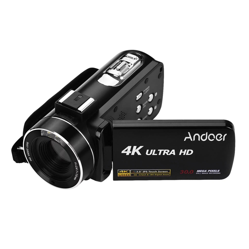 Andoer-2 Video Unit IPS Monitor IPS Monitor Burst 3.0 Unit IPS Monitor Burst Function DV Professional Video 4K Handheld Camera 3.0 Unit Video Camera AINN