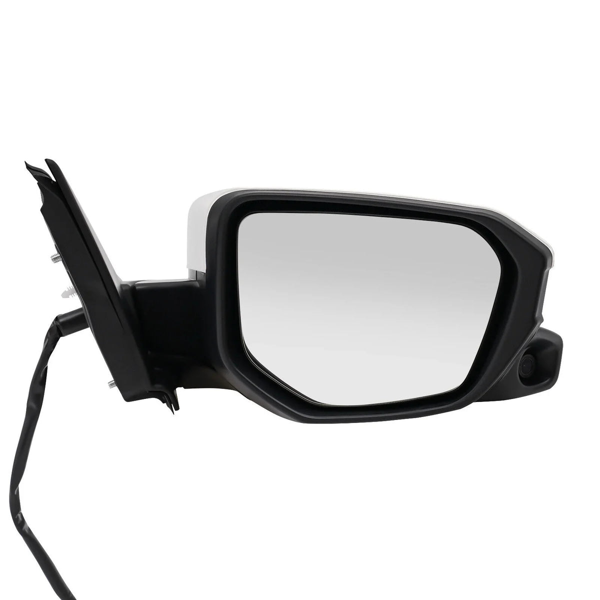 Right Side Mirror Power Heated View Camera Fit 2016-2020 Honda Civic Sedan White