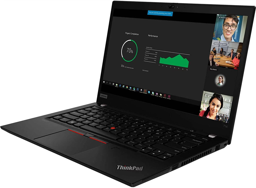 Lenovo ThinkPad T14 14" FHD (Intel 4-Core i5-1135G7, 24GB RAM, 1TB PCIe SSD, UHD Graphics) IPS Business Laptop, Backlit KB, Fingerprint, 2 x Thunderbolt 4, Wi-Fi 6, Webcam, Windows 10 Pro