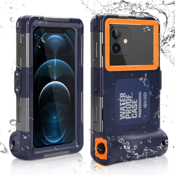 UrbanX Professional [15m/50ft] Swimming Diving Surfing Snorkeling Photo Video Waterproof Protective Case Underwater Housing for Panasonic Eluga Ray 700 And all Phones Up to 6.9 Unit LCD with Lanyard