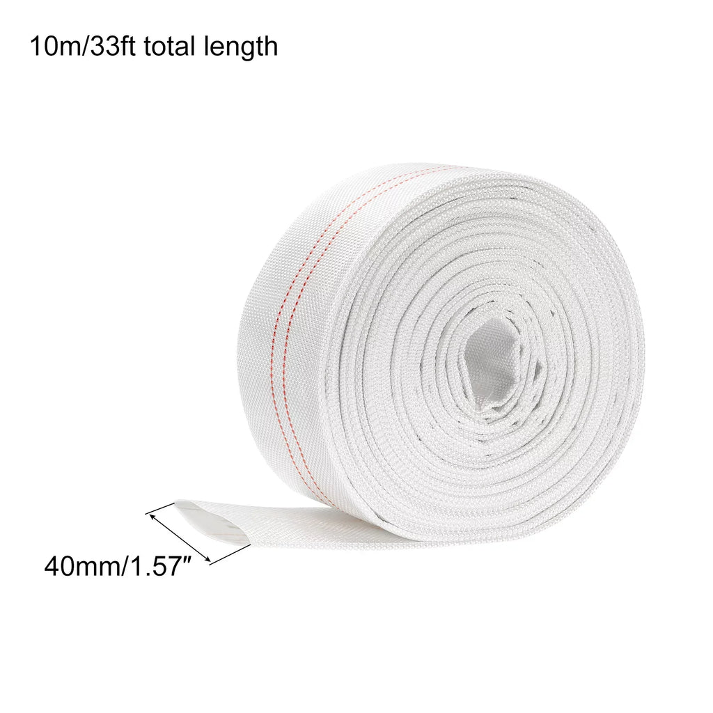 Lightweight Backwash Hose Lay Flat Reinforced Discharge Polymer Hose 40mm ID 33ft for Swimming Pool