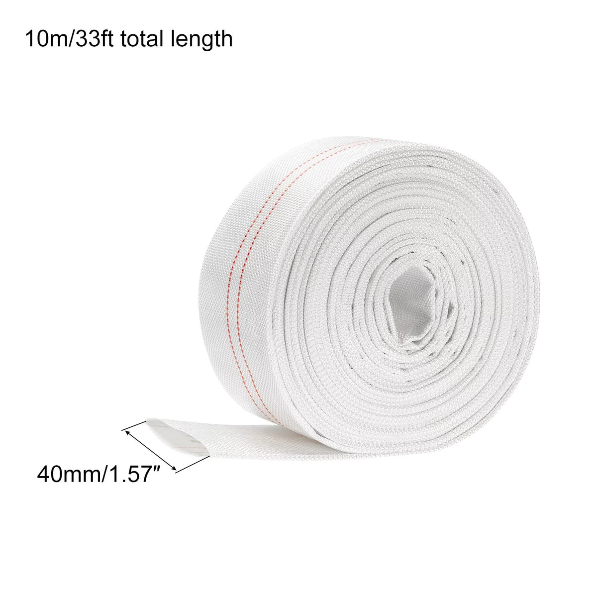 Lightweight Backwash Hose Lay Flat Reinforced Discharge Polymer Hose 40mm ID 33ft for Swimming Pool