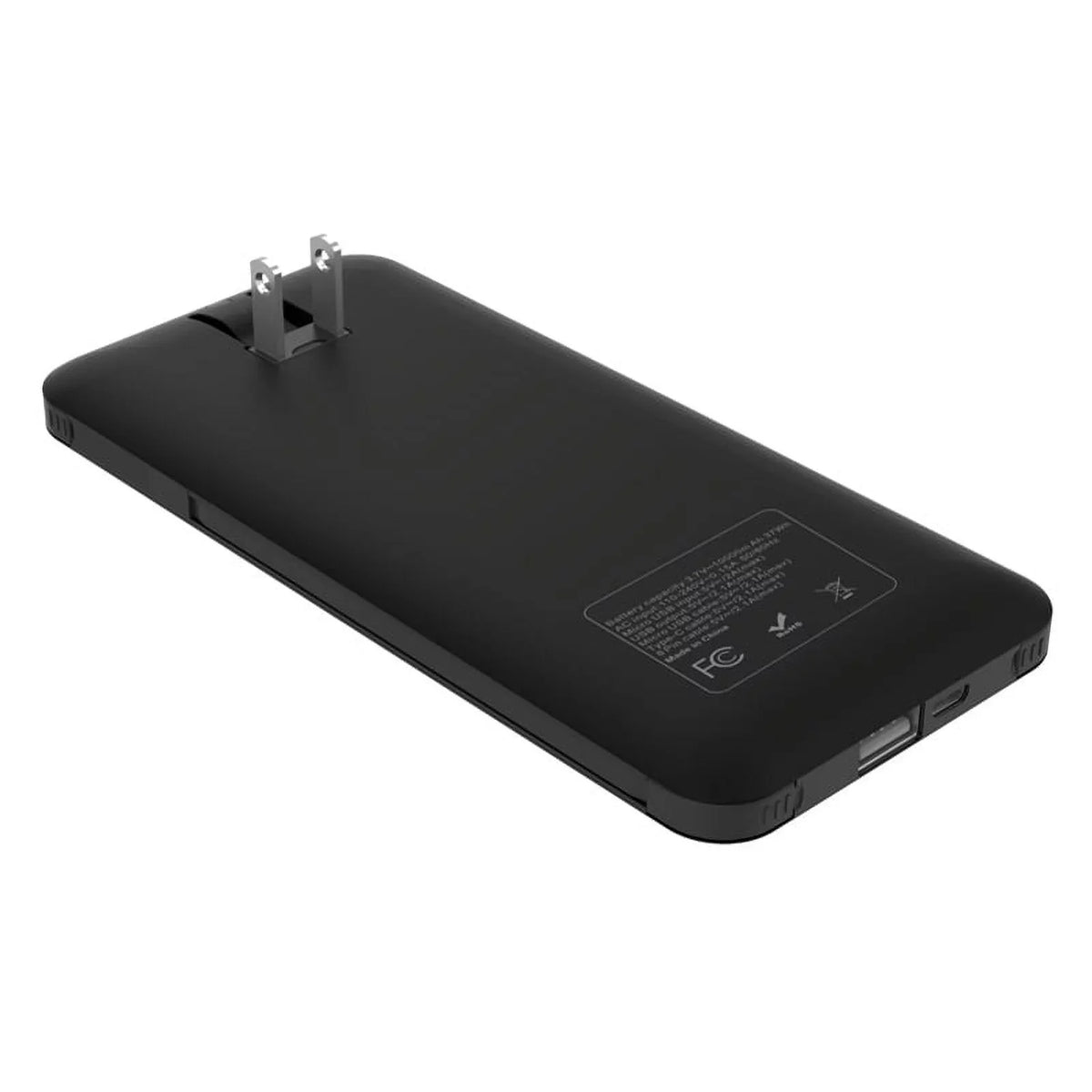 For Motorola Razr / Razr Plus / Razr Plus (2023) - 10000mAh Power Bank Charger Backup Battery Portable USB Port Built-in Adapters AC Plug