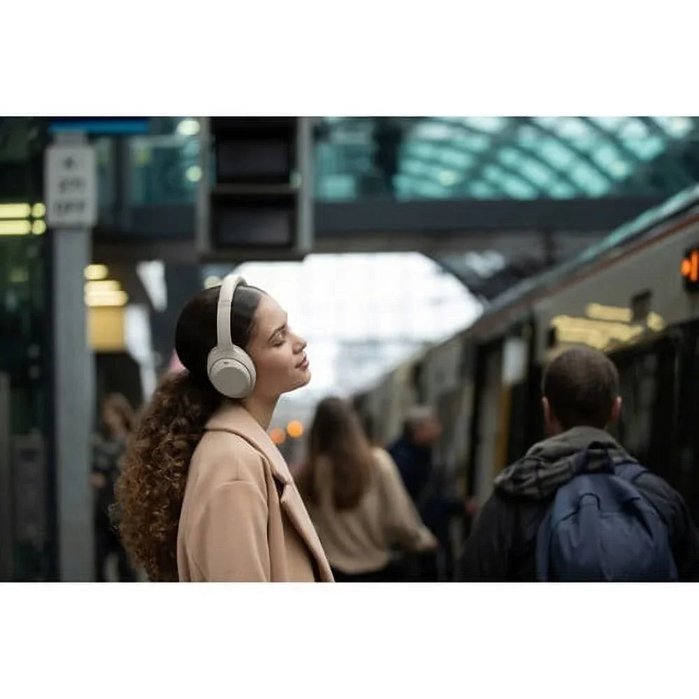 Sony WH-1000XM4 Wireless Noise-Canceling Over-Ear Headphones (Silver) +pixicloth