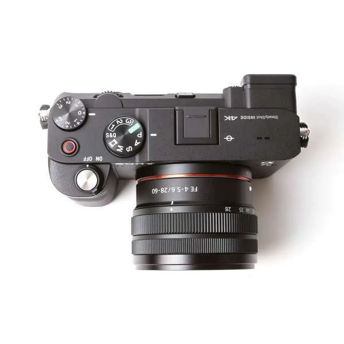 Sony Alpha a7C Mirrorless Camera with 28-60mm Lens Charcoal + 64GB + Flash Bundle