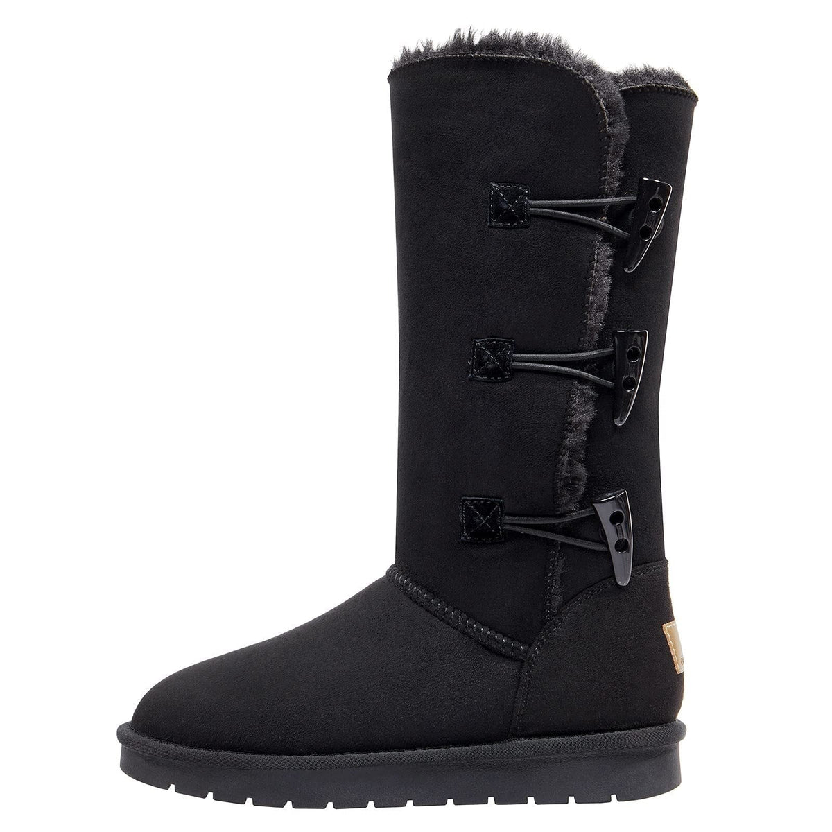 CAMEL Winter Tall Boots for Women Snow Boot Button Fashion Onyx Boots Knee High Classic Slip On Boot Outdoor Shoes
