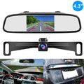 Centimeter HD Monitor Car Backup Reverse Camera Rear View Parking License Plate System
