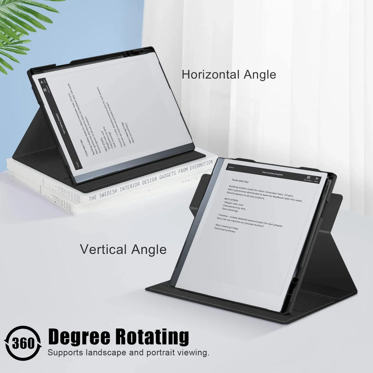 Xuanbeier for Remarkable 2 Case Magnetic with Pen Holder for Remarkable 2 10.3 Inch Digital Paper Folio Ultra Slim Book