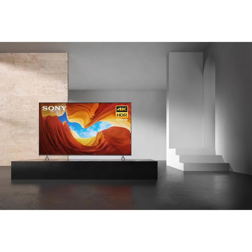Sony XBR55X900H Centimeter 4K UHD Full Array LED Smart TV 2020 Bundle with Deco Gear Sound Bar with Subwoofer, Wall Mount, 6-Outlet Surge Adapter, Screen Cleaner and TV Essentials 2020