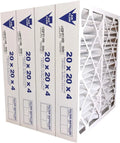 United Filter 20x20x4 MERV 11 Furnace Filters (Case of 4) - HVAC Filters Captures Bacteria, Airborne Dust, Pollen, Mold Spores & Smoke - Replacement Air Filter