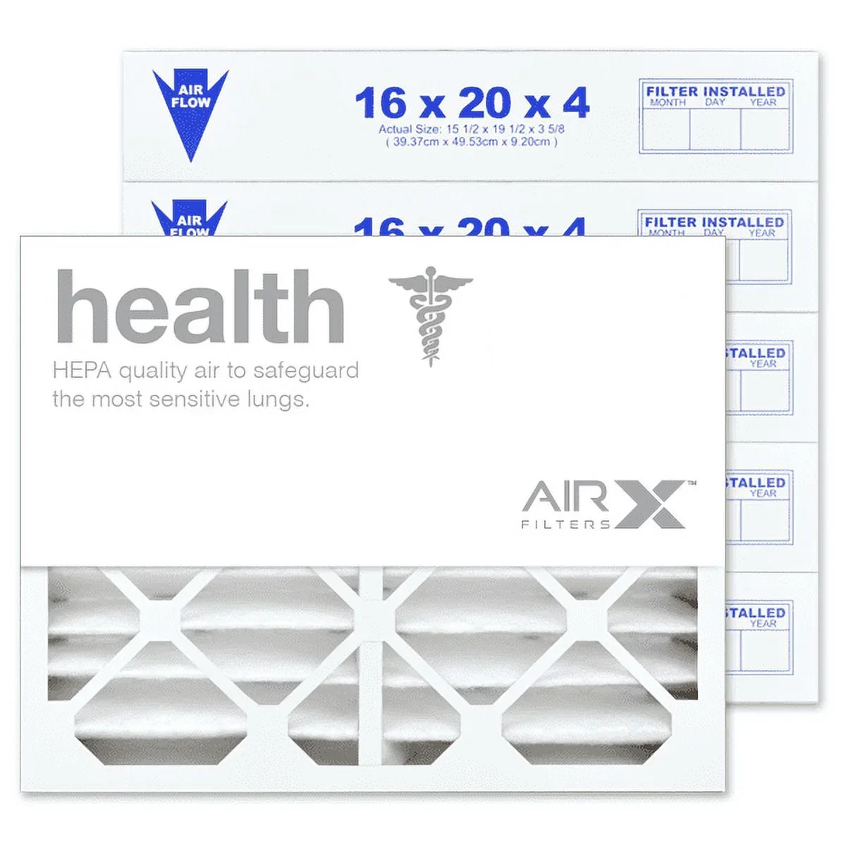 AIRx Filters 16x20x4 MERV 13 HVAC AC Furnace Air Filter Replacement for White Rodgers FR1000M-108 FR1000M-111, Health 6-Pack, Made in the USA