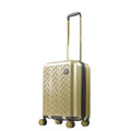 Grove 22 Inch Rolling Luggage, Hardshell Carry On Suitcase with Spinner Wheels, Gold