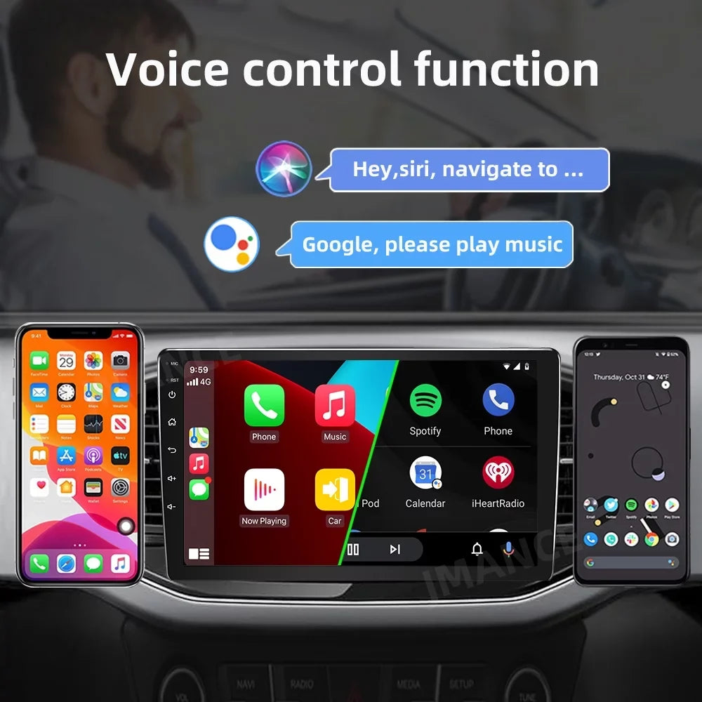 Android 11 Car GPS Navi Carplay Stereo Radio for Ford Escape 2007-2012 with carplay/Auto Backup Camera